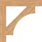 Ekena Millwork Westlake Block Smooth Bracket, Western Red Cedar, 5 1/2"W x 40"D x 40"H BKT06X40X40WTL05SWR - alternate 4